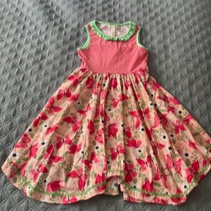 Matilda Jane Good to Go Butterfly Dress…size 8…Good Condition!